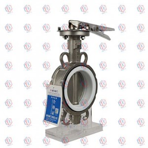 不銹鋼手柄對(duì)夾蝶閥